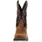 Justin Boot Company Men's Stampede Rush Tan 11in. Black Maldova H2O Comp Toe Work Boot