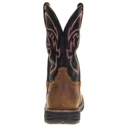 Justin Boot Company Men's Stampede Rush Tan 11in. Black Maldova H2O Comp Toe Work Boot