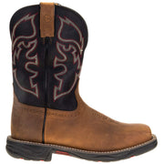 Justin Boot Company Men's Stampede Rush Tan 11in. Black Maldova H2O Comp Toe Work Boot
