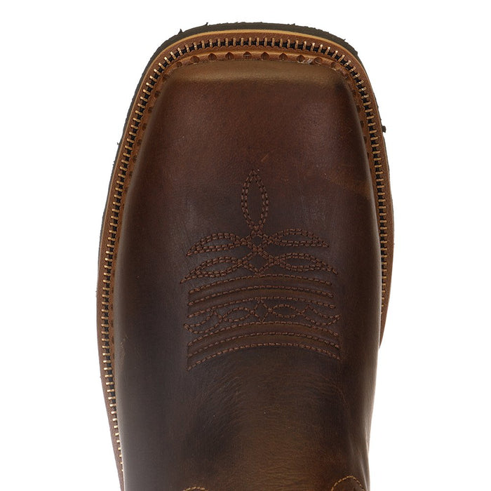 Justin Boot Company Womens Jalena Maple Tan 8in Maple Tan Top Water Proof Comp Toe Work Boot