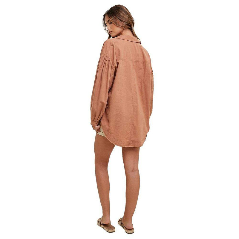 Wishlist Women's Hazelnut Balloon Sleeve Shirt