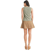 Wishlist Women's Mint Button Up Vest