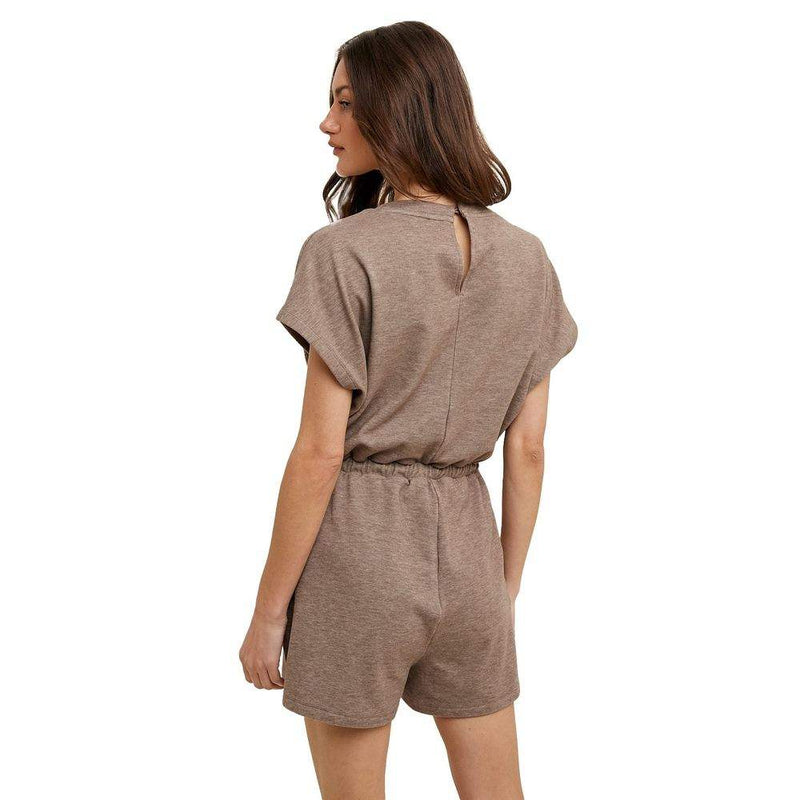 Wishlist Women's Mushroom Drawstring Romper