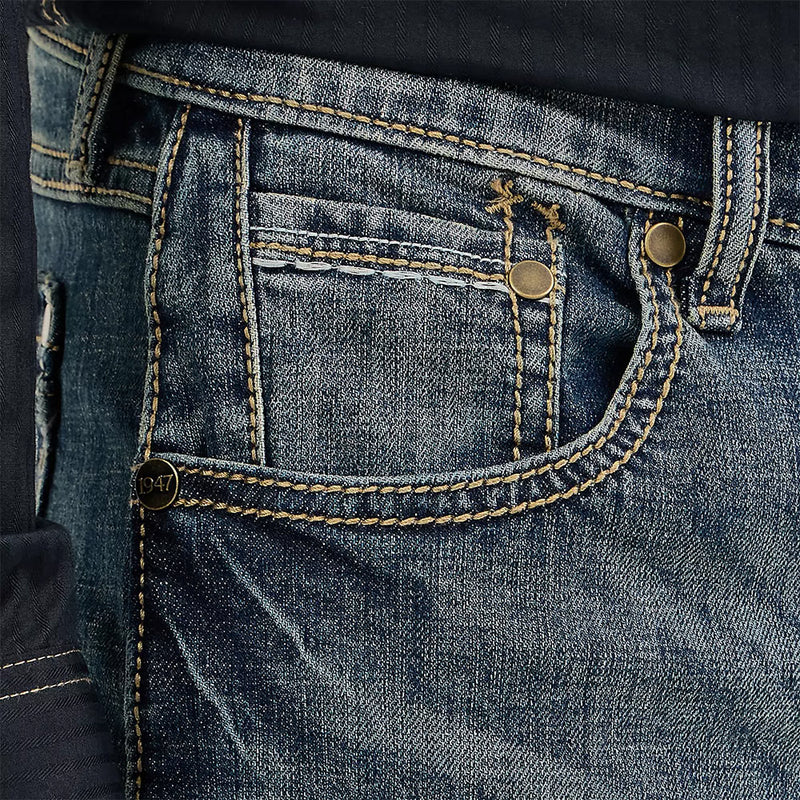 Wrangler Men's Retro Layton Slim Boot Jeans