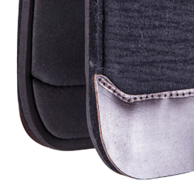 Professionals Choice 1in Black Felt/Rubber Work Saddle Pad