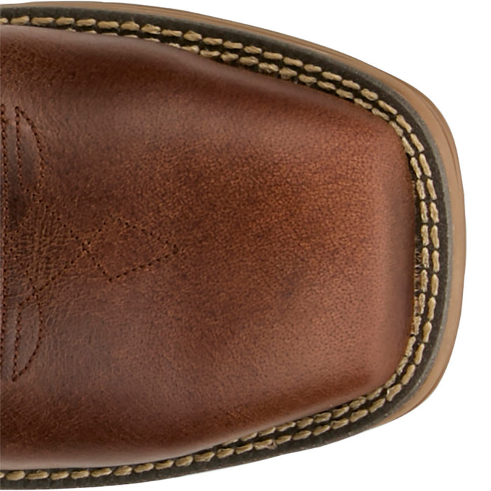 Justin Boot Company Men's Oil Patch 11In Waterproof Brown Nano Square Toe Work Boot