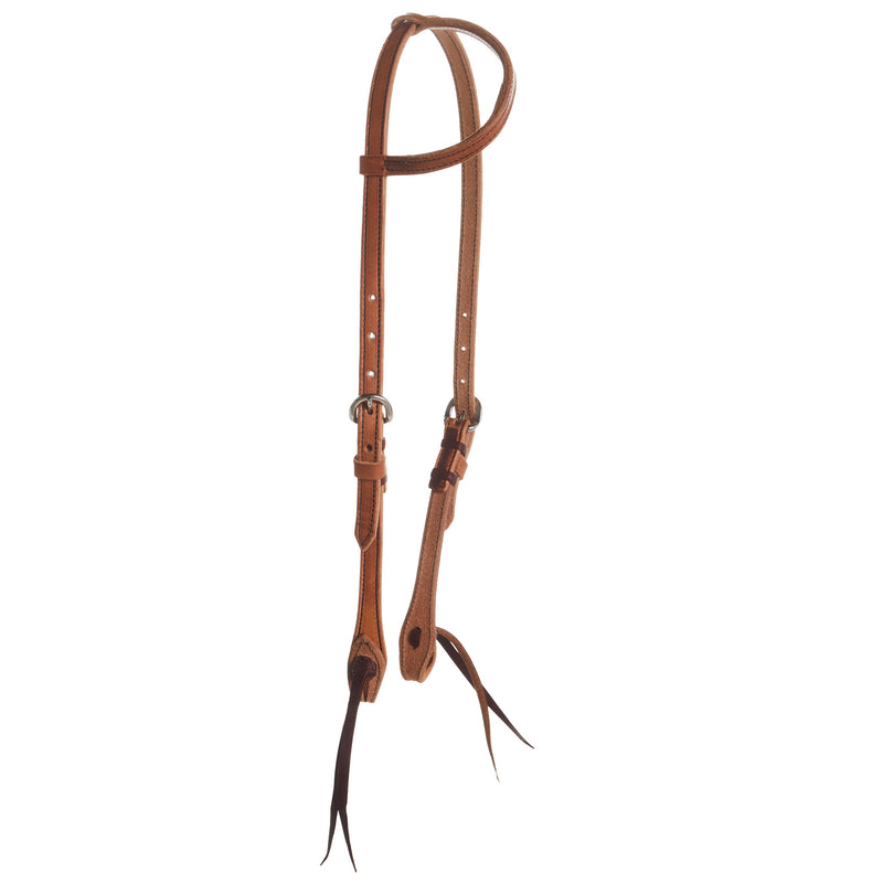 Cowboy Tack Wildfire Saddlery 5/8” Twisted & Tied Slip Ear Headstall