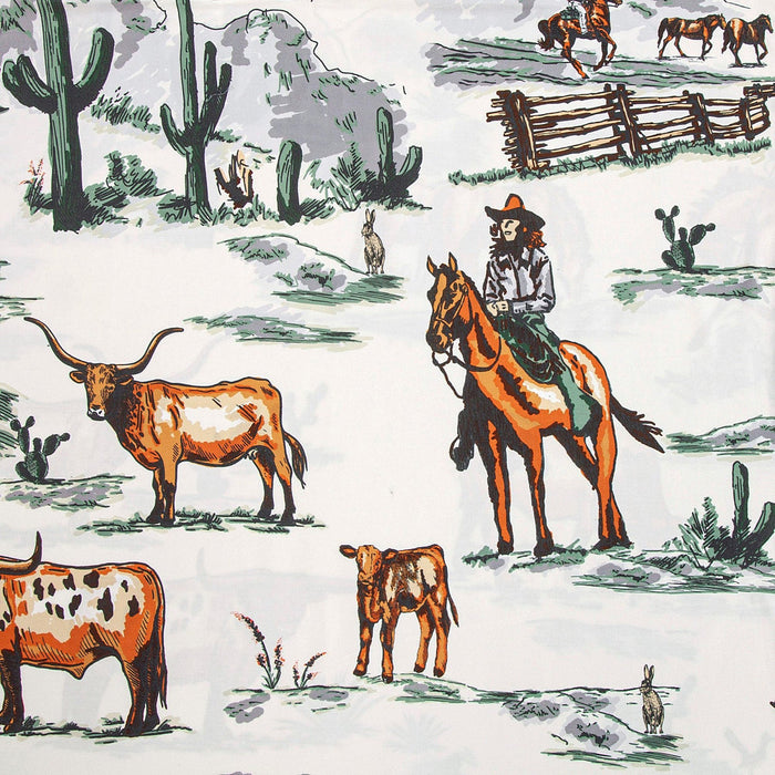 Hiend Accents Ranch Life Reversible Duvet Duffle Bag Set