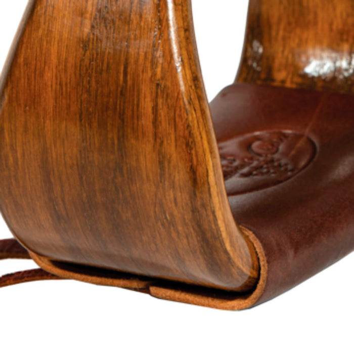 Professionals Choice Medium Gloss 3in Wood Stirrups