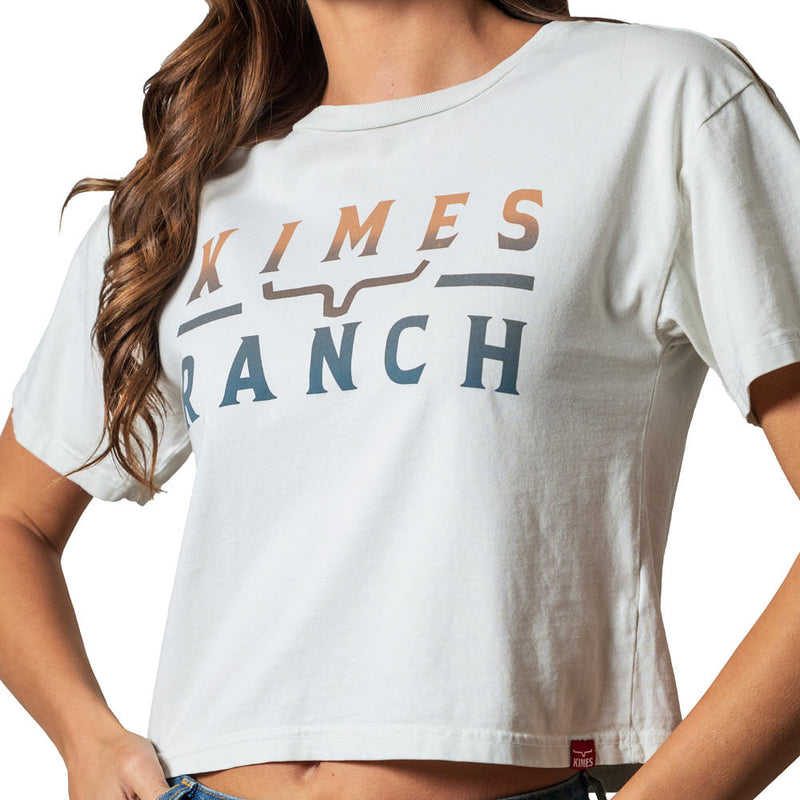 Kimes Ranch Women's Natural Faded Brand Tee Shirt