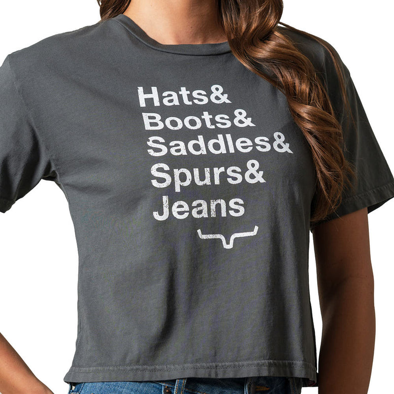 Kimes Ranch Women's Pepper Hats & Boots Tee Shirt