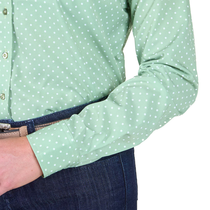 Sand Hill Ranch Women's Sagewood Dot Long Sleeve Shirt
