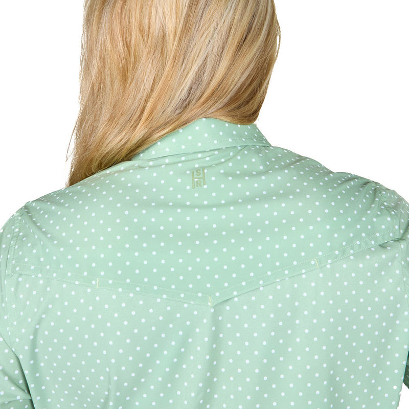 Sand Hill Ranch Women's Sagewood Dot Long Sleeve Shirt