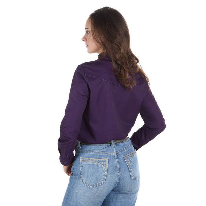 Sand Hill Ranch Women's Purple Long Sleeve Shirt
