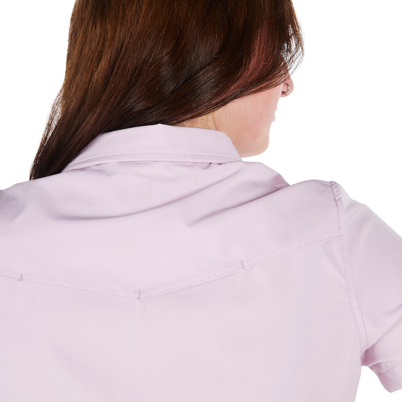 Sand Hill Ranch Women's Purple Short Sleeve Button Shirt