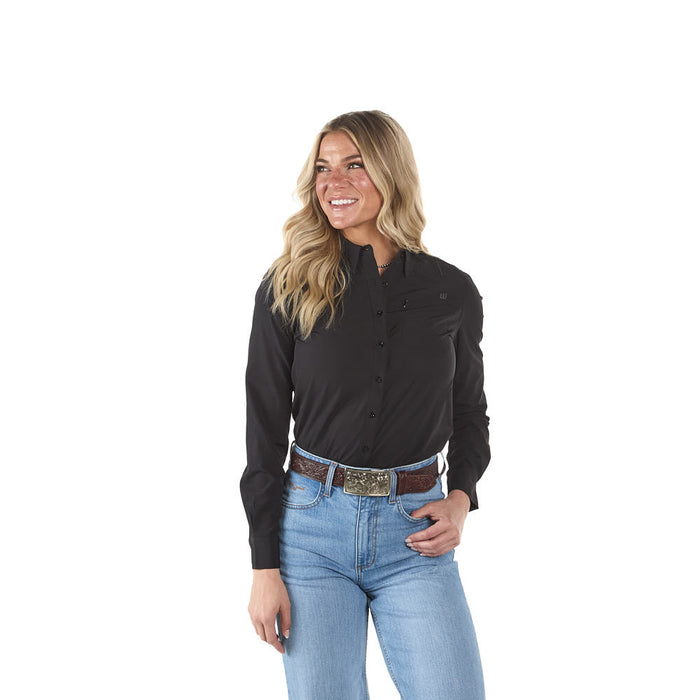 Sand Hill Ranch Women's Black Long Sleeve Shirt