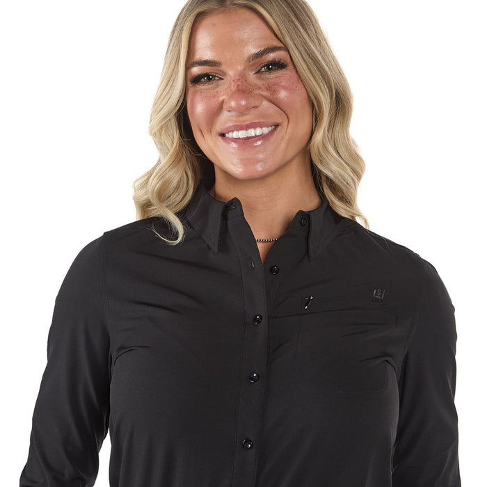 Sand Hill Ranch Women's Black Long Sleeve Shirt