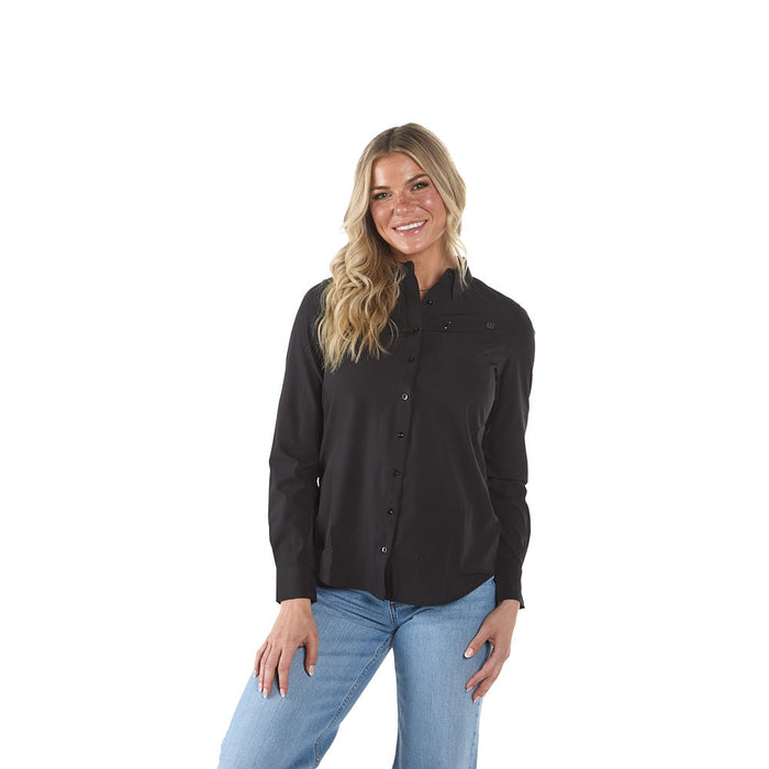 Sand Hill Ranch Women's Black Long Sleeve Shirt