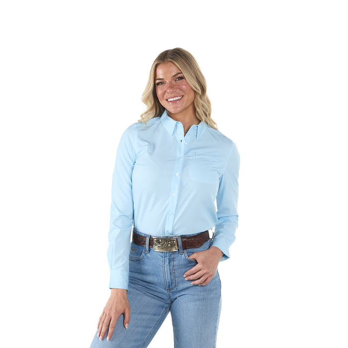 Sand Hill Ranch Women's Seafoam Long Sleeve Shirt