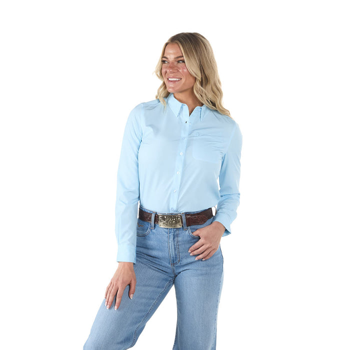 Sand Hill Ranch Women's Seafoam Long Sleeve Shirt