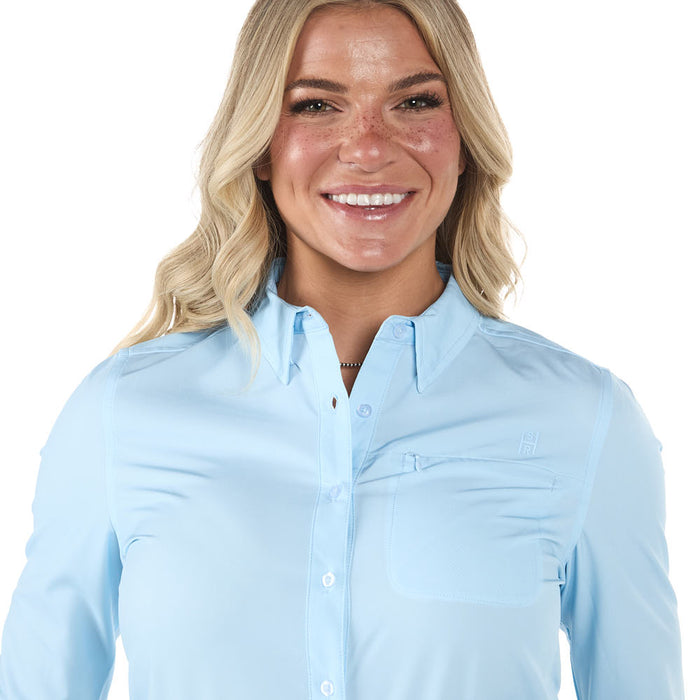 Sand Hill Ranch Women's Seafoam Long Sleeve Shirt