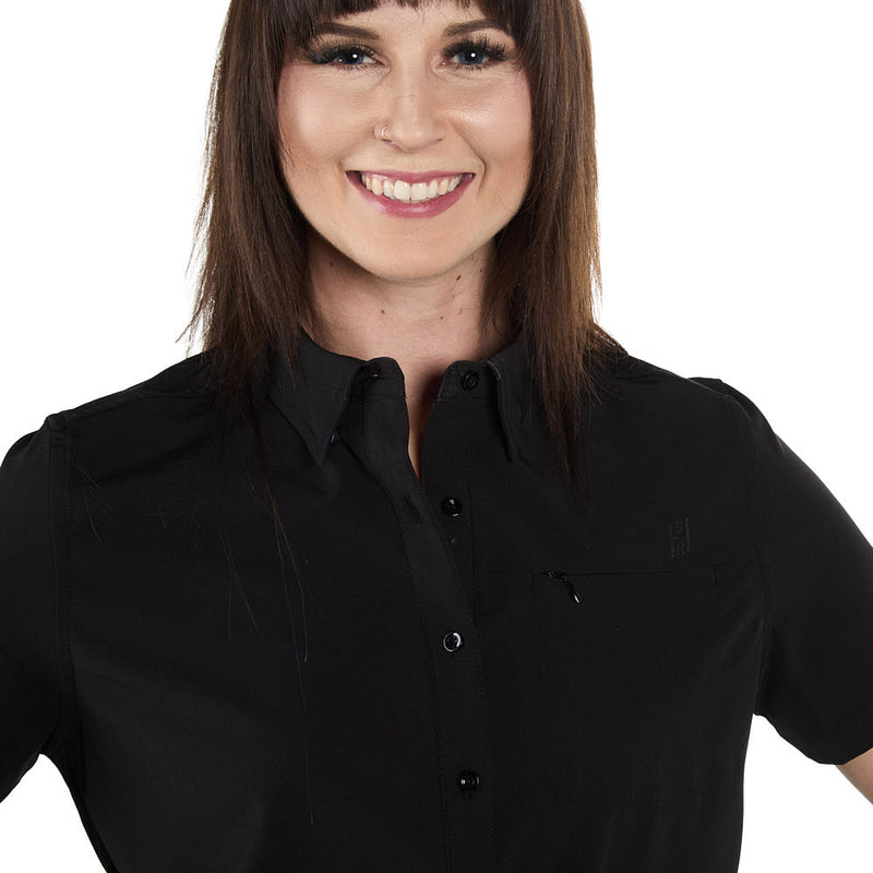 Sand Hill Ranch Women's Black Short Sleeve Shirt