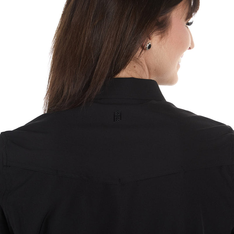 Sand Hill Ranch Women's Black Short Sleeve Shirt