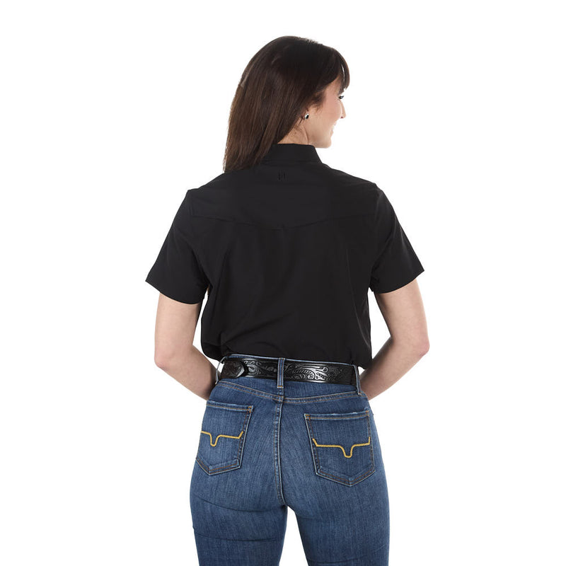 Sand Hill Ranch Women's Black Short Sleeve Shirt