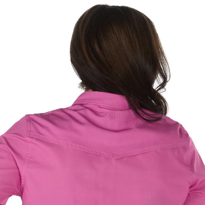 Sand Hill Ranch Women's Bright Purple Short Sleeve Button Shirt