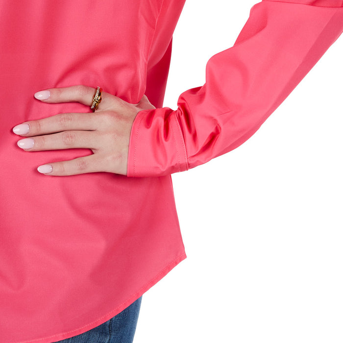 Sand Hill Ranch Women's Coral Long Sleeve Button Shirt