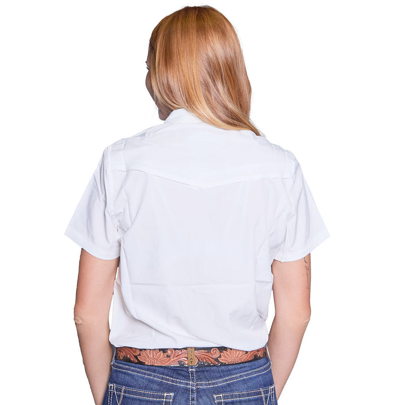 Sand Hill Ranch Women's White Short Sleeve Shirt