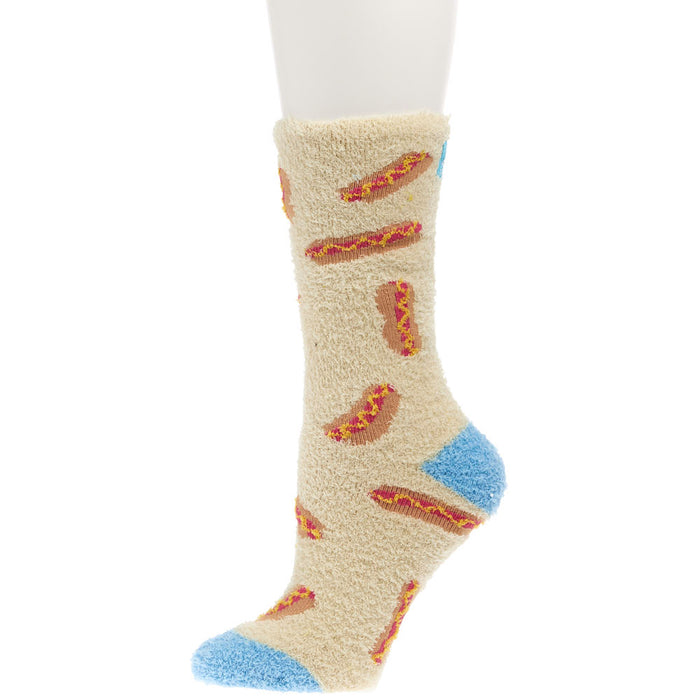 Crescent Sock Comapny Women`s Hot Dog Cozy Crew Socks
