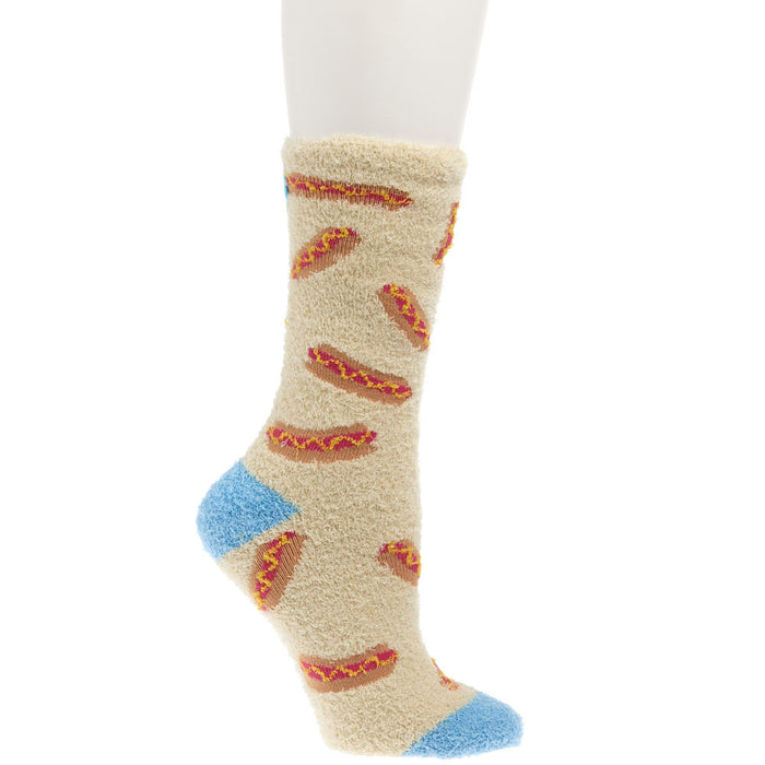 Crescent Sock Comapny Women`s Hot Dog Cozy Crew Socks