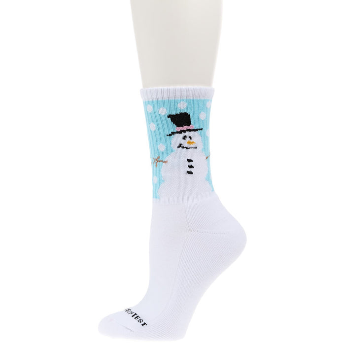 Crescent Sock Comapny Women's World`s Softest Snowman Sport Mini Crew Socks