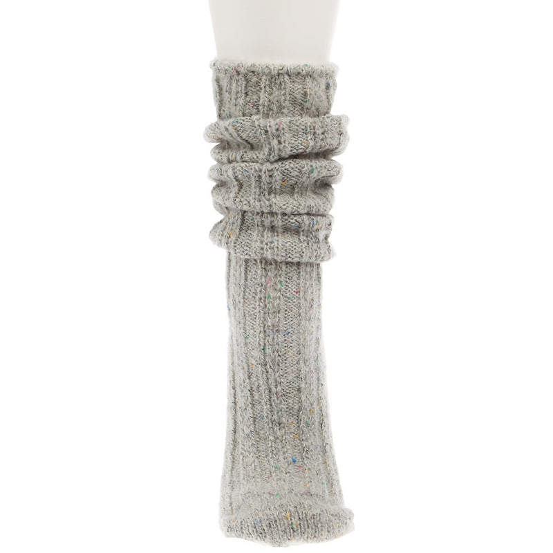 Crescent Sock Comapny Grey Confetti Sweater Slouch Crew Socks