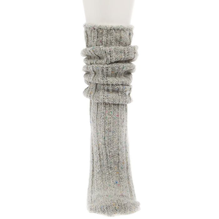 Crescent Sock Comapny Grey Confetti Sweater Slouch Crew Socks