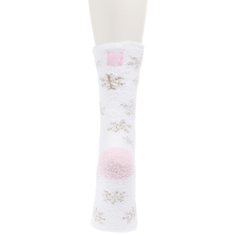 Crescent Sock Comapny White Winter Shimmer Crew Socks