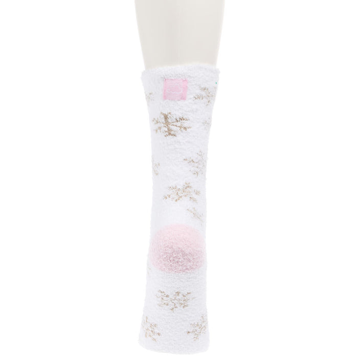 Crescent Sock Comapny White Winter Shimmer Crew Socks