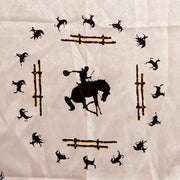 Wyoming Traders Ladies Ivory Fences Wild Rag