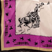 Wyoming Traders Ladies Ivory Fences Wild Rag