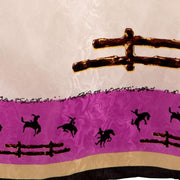 Wyoming Traders Ladies Ivory Fences Wild Rag