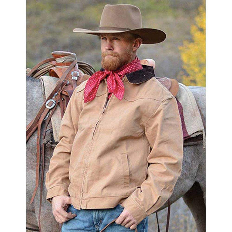 Wyoming Traders Mens Summer Canvas Tan Jacket