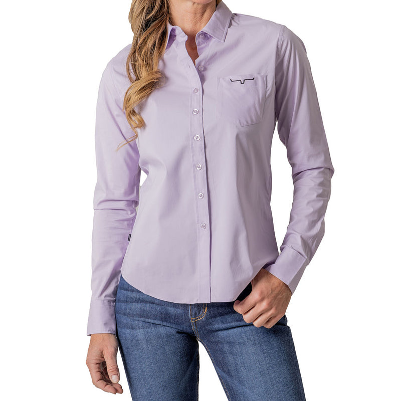 Kimes Ranch Women's KR Team Lavender Shirt