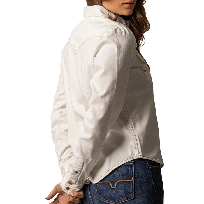 Kimes Ranch Pristine Jade Denim Top