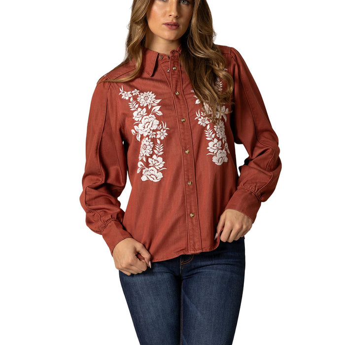 Kimes Ranch Women's Mae Red Long Sleeve