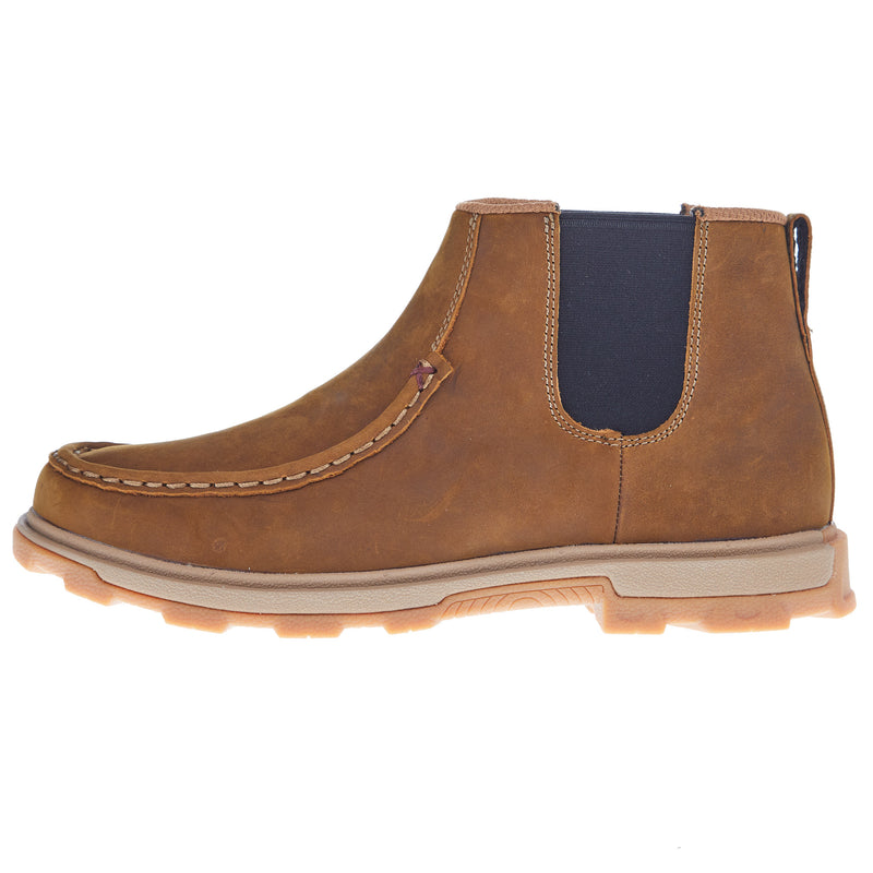 Twisted X Women's Chelsea UltraLite X Soft Toe Distressed Saddle Work Boot