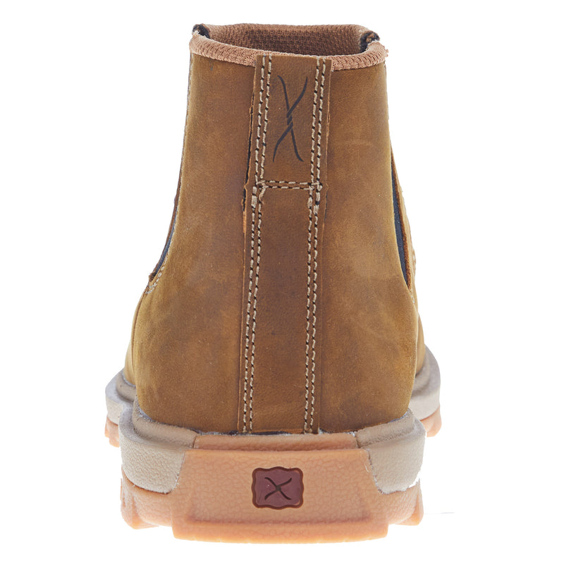 Twisted X Women's Chelsea UltraLite X Soft Toe Distressed Saddle Work Boot