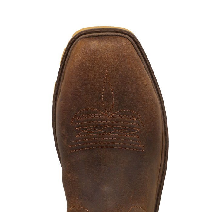 Twisted X Womens Ultralite 11In Bison Brown Top Nano Square Toe Work Boot