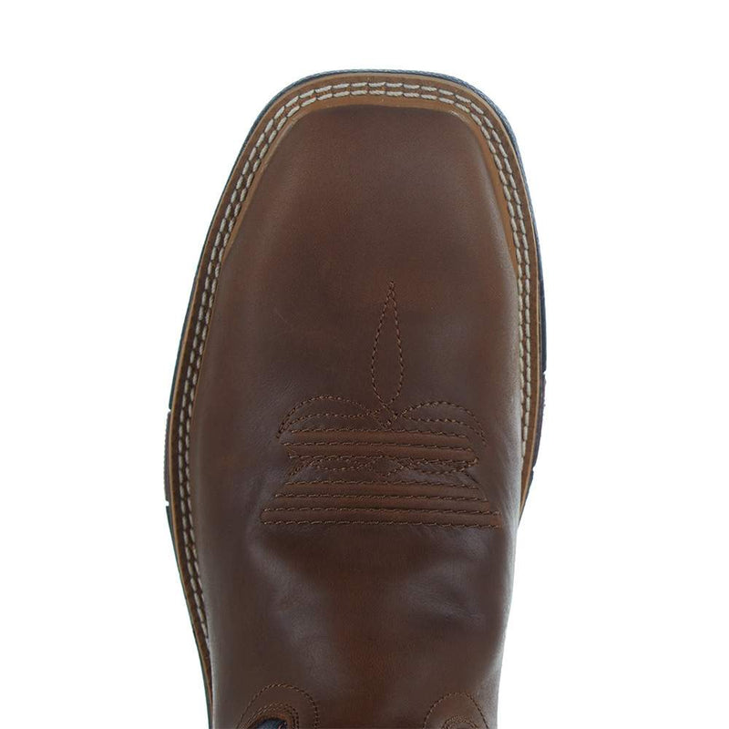 Twisted X Womens Brown 11in Navy Alloy Toe Work Boot