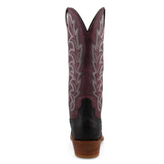 Twisted X Women`s Reserve Black Ostrich 13In Purple Potion Top Boot